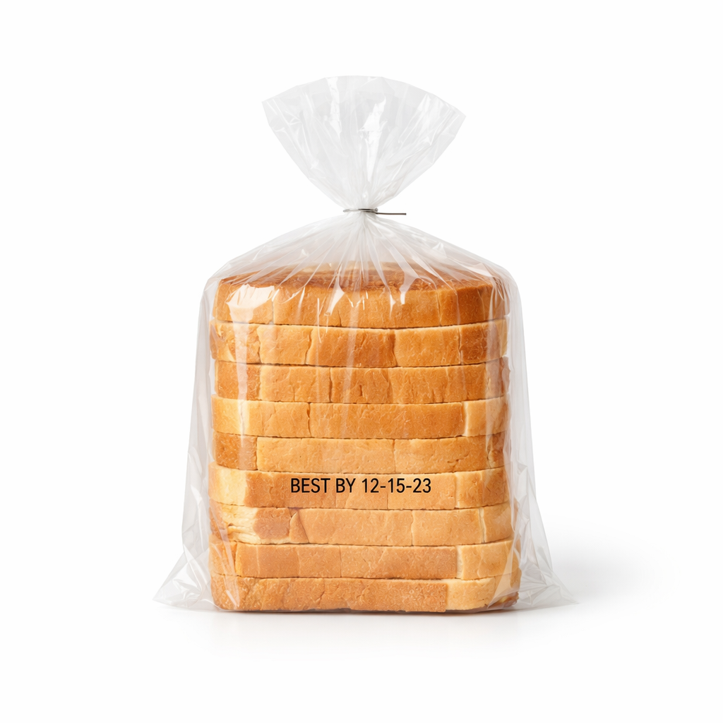 Date coding bread bags